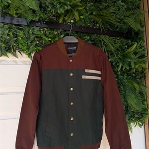Men's Gusskater Two-Tone nwt button down bomber style jacket